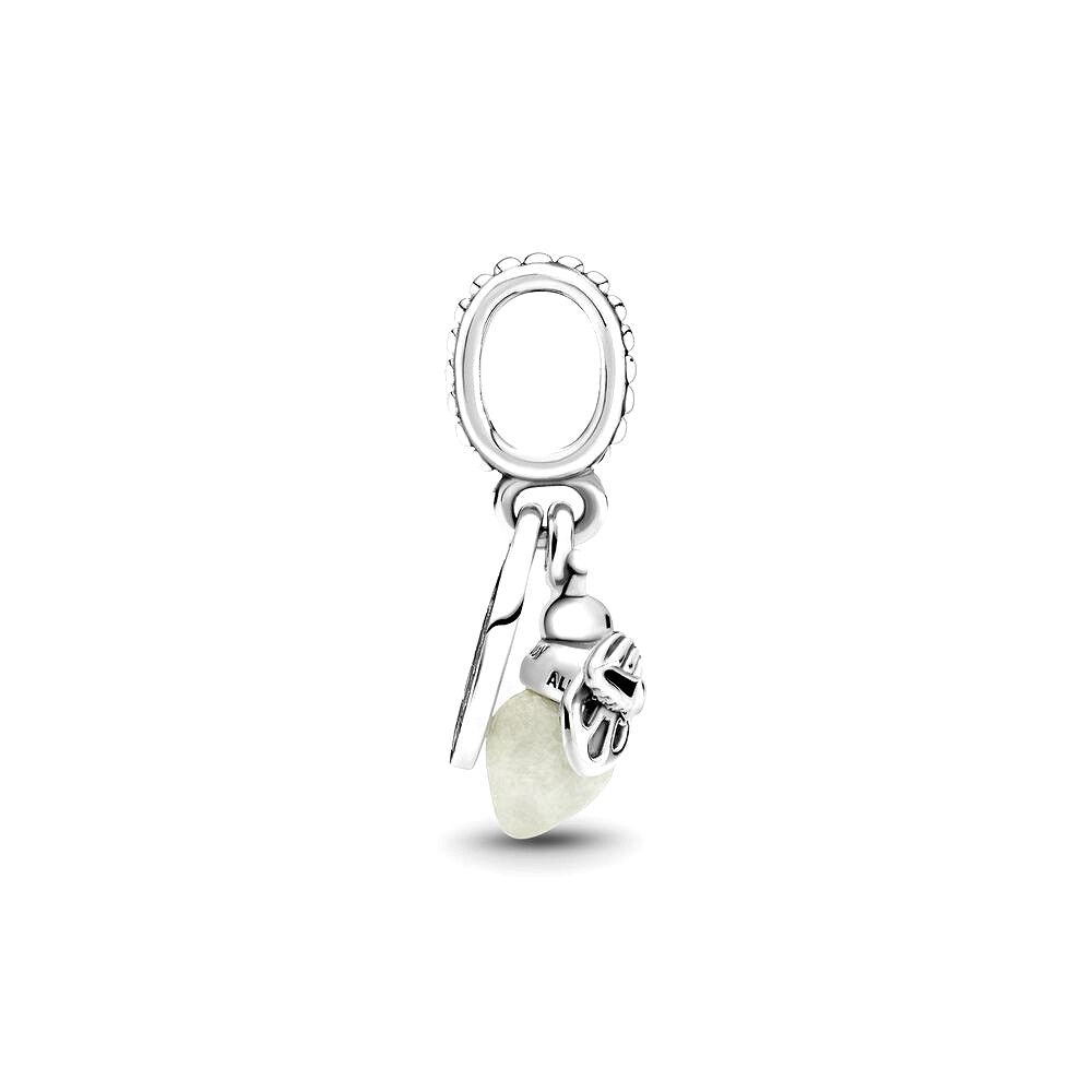 Pandora Glow-in-the-dark Firefly Dangle Charm zilver - 799352C01