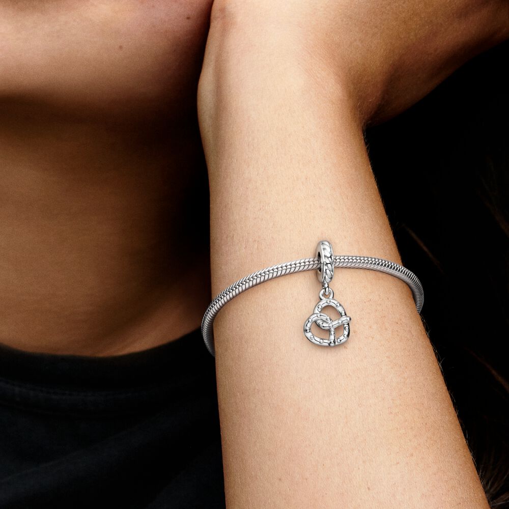Pandora Pretzel Dangle Charm zilver - 799393C00