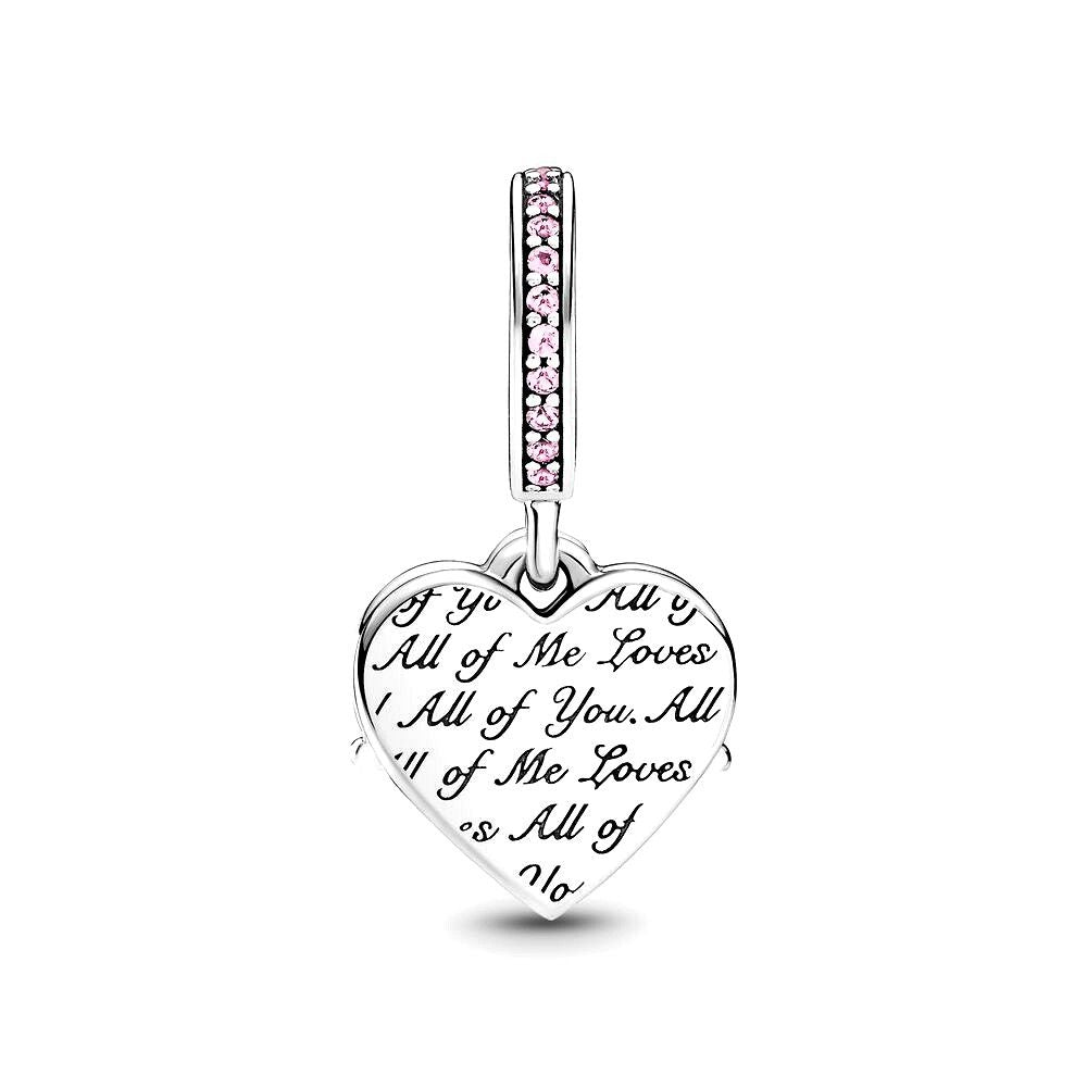 Pandora Heart & Mum Dangle Charm zilver - 799402C01