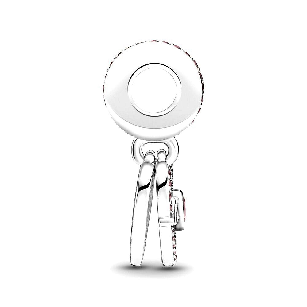 Pandora Heart & Mum Dangle Charm zilver - 799402C01