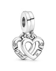Pandora Verstrengelde Zussenharten Deelbare Hangende Bedel 799538C01, exclusief en kwalitatief hoogwaardig. Ontdek nu!