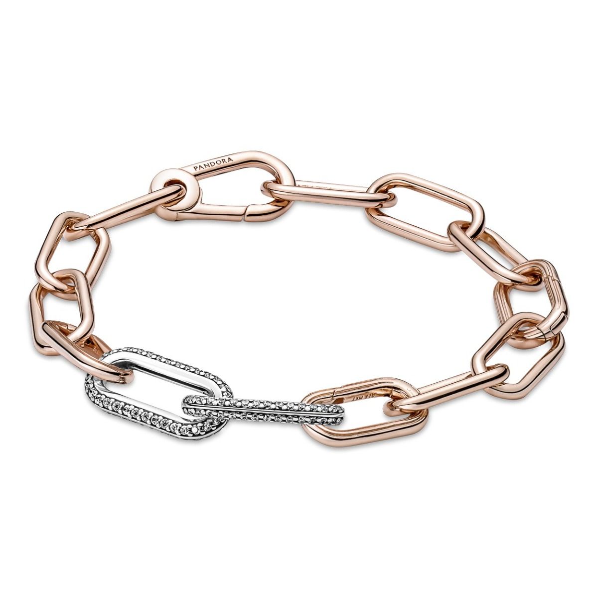 Pandora ME Styling Pavé Double Link zilver bedel - 799660C02