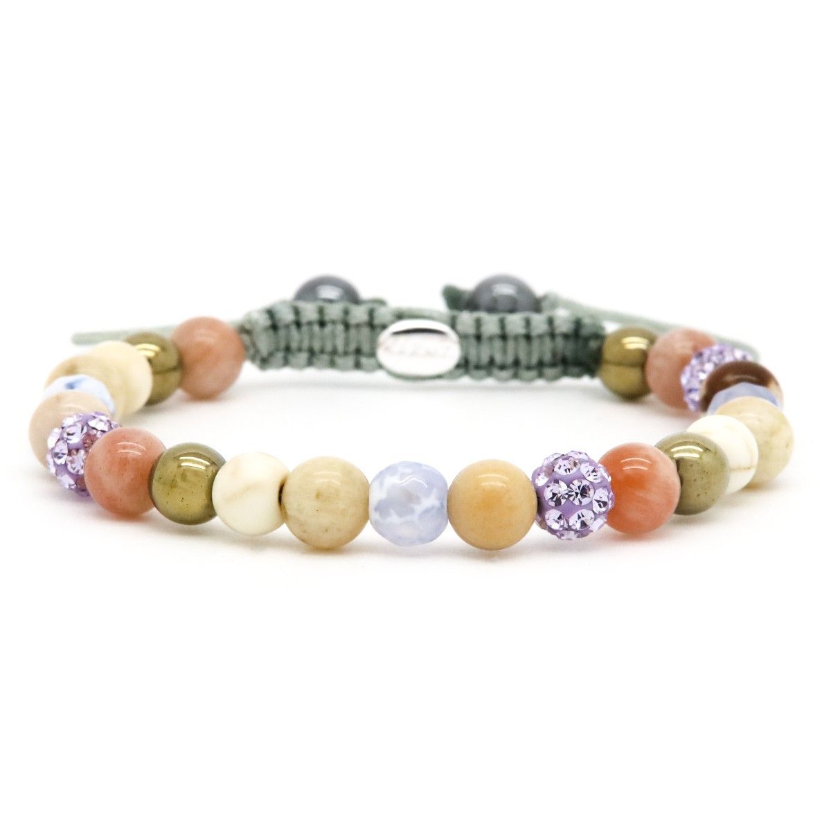 Karma armband 80024 Spiral Purple Magic XS (Lilac Crystal), exclusief en kwalitatief hoogwaardig. Ontdek nu!