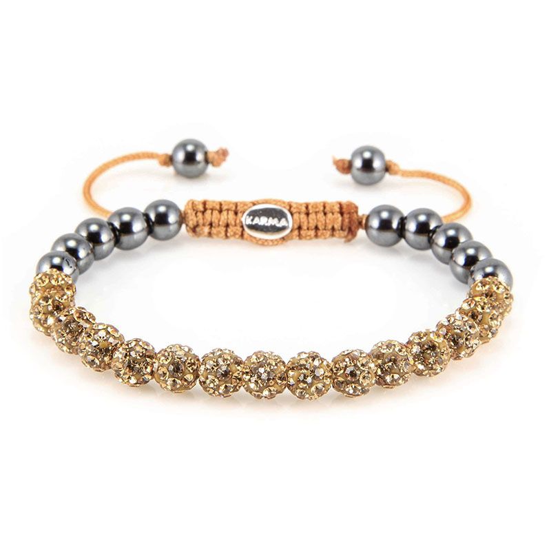 Karma Armband 82080 XS Spiral Full Crystal (Gold Crystal), exclusief en kwalitatief hoogwaardig. Ontdek nu!