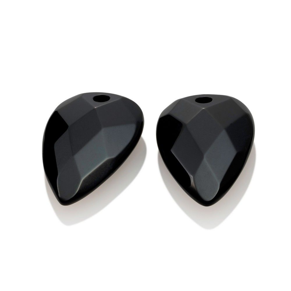 Sparkling Jewels Oorstenen Blossom Onyx EAGEM07-BS