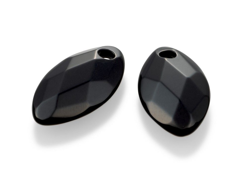 Sparkling Jewels Oorstenen Leaf Onyx EAGEM07-FCLF-S