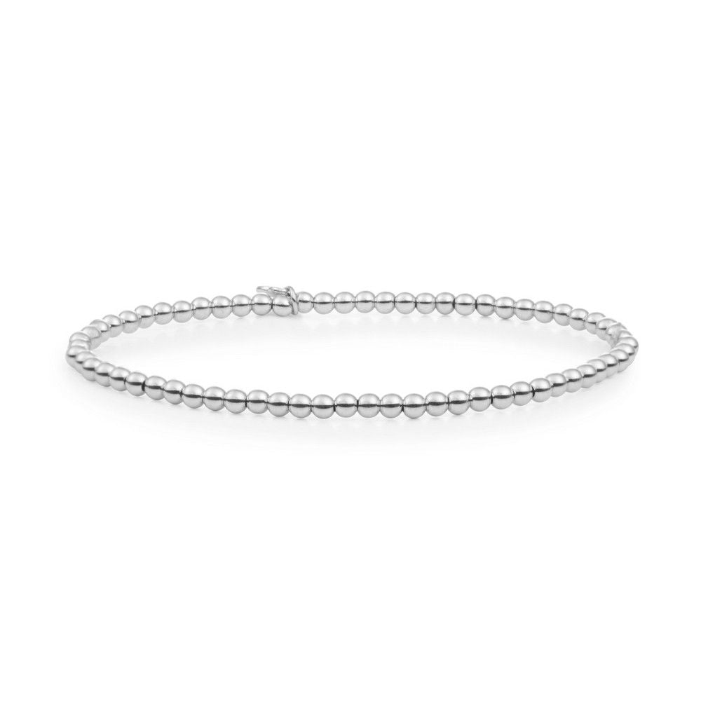 Sparkling Jewels Armband Saturn Small - Silver - 3mm SB-S-3MM-ADD Zilverkleurig