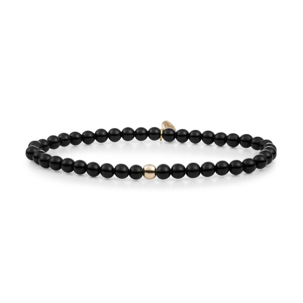 Sparkling Jewels armband Onyx Saturn small - SBG-GEM07-ADD-4MM, exclusief en kwalitatief hoogwaardig. Ontdek nu!