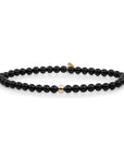 Sparkling Jewels armband Onyx Saturn small - SBG-GEM07-ADD-4MM, exclusief en kwalitatief hoogwaardig. Ontdek nu!