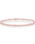 Sparkling Jewels Sparkling Jewels armband Rose Quartz Interstellar - Gold 3mm, exclusief en kwalitatief hoogwaardig. Ontdek nu!