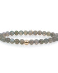 Sparkling Jewels armband - Labradorite Saturn large - Gold 6mm, exclusief en kwalitatief hoogwaardig. Ontdek nu!