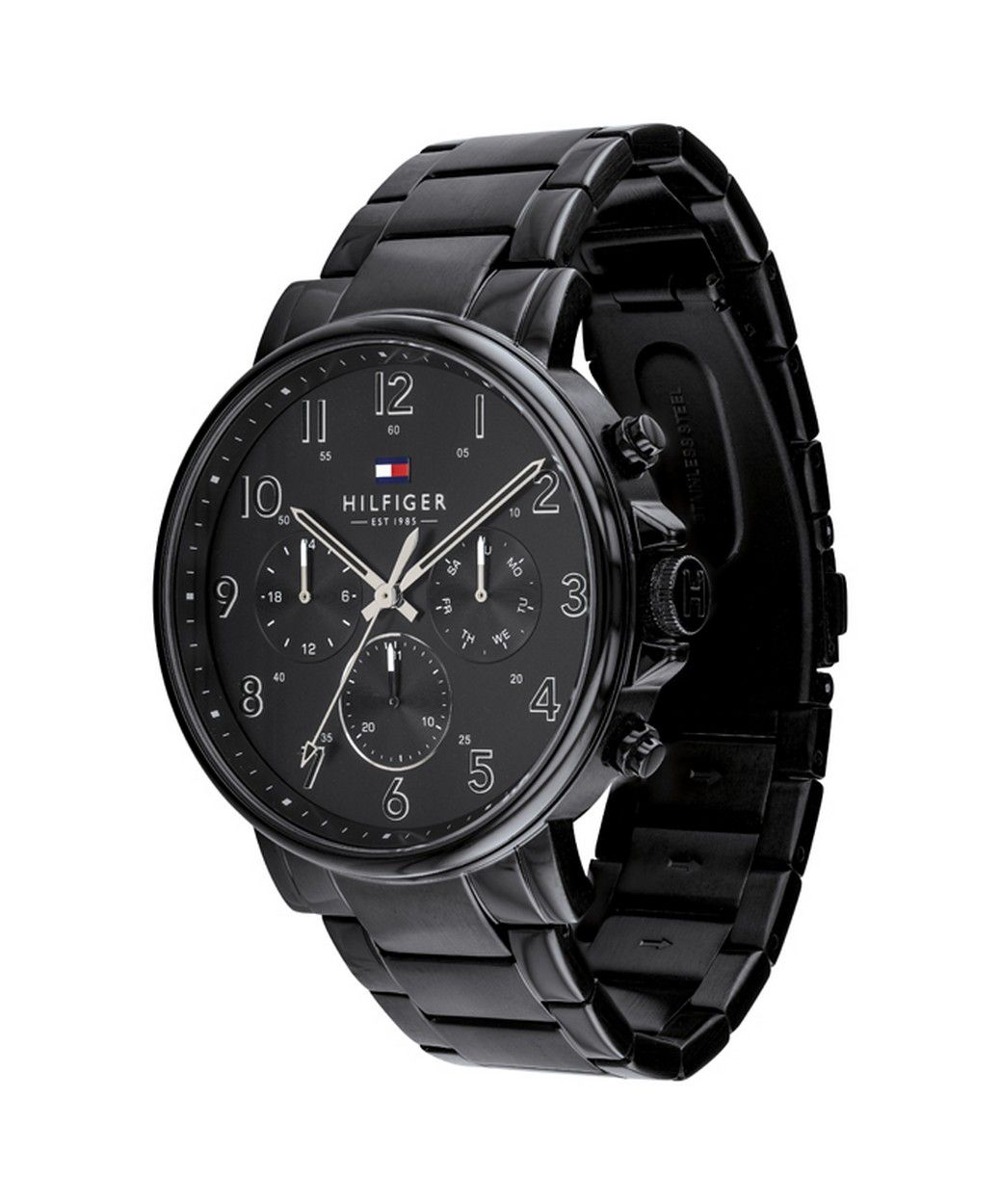 Tommy Hilfiger Horloge TH1710383 Heren Zwart 44 mm