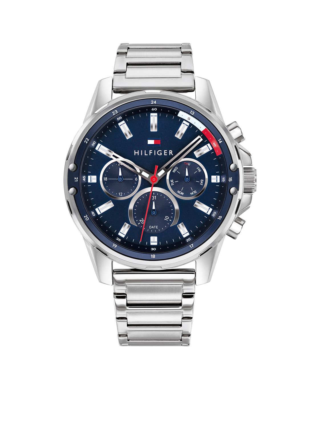 Tommy Hilfiger Horloge TH1791788 Heren Zilverkleurig 45 mm