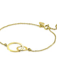 Zinzi Gold 14 karaat gouden jasseron armband ronde vormen 18-20cm ZGA113, exclusief en kwalitatief hoogwaardig. Ontdek nu!