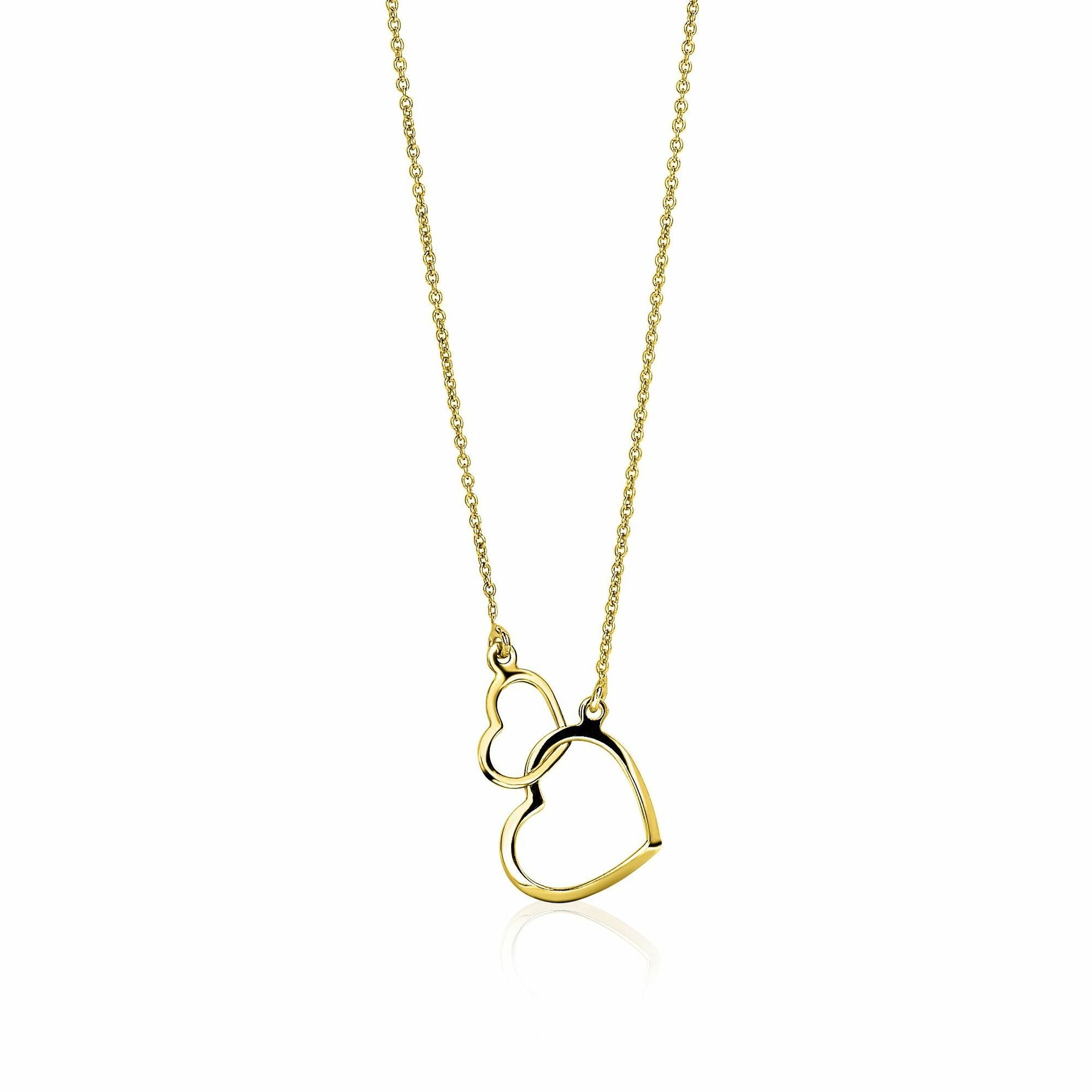 ZINZI 14K Gouden Ketting ZGC114 41-43cm zilver