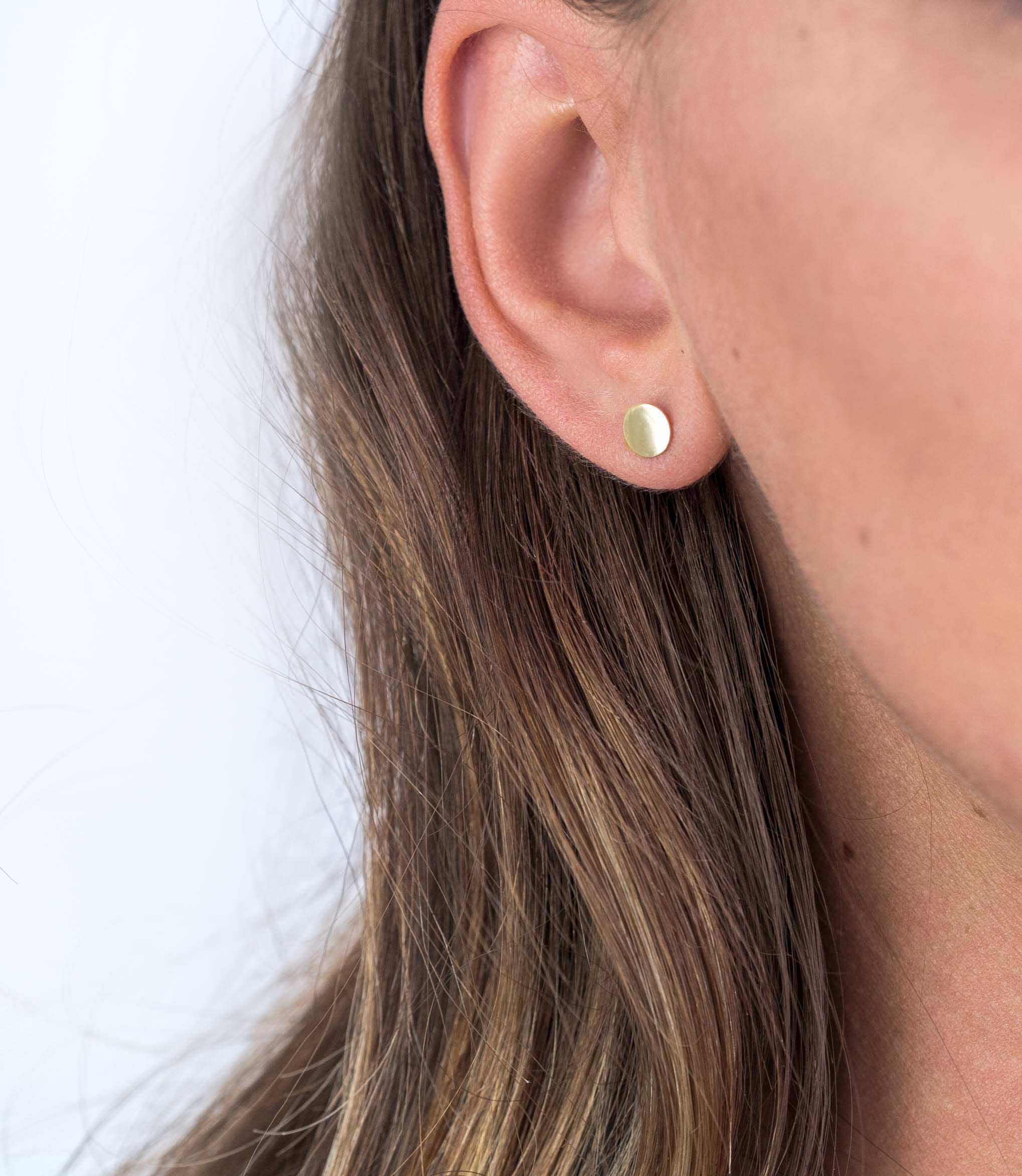 ZINZI 14K Gouden Oorknoppen ZGO215 oorbellen