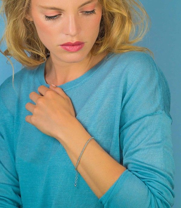 ZINZI Zilveren Armband 18,5cm - ZIA1288