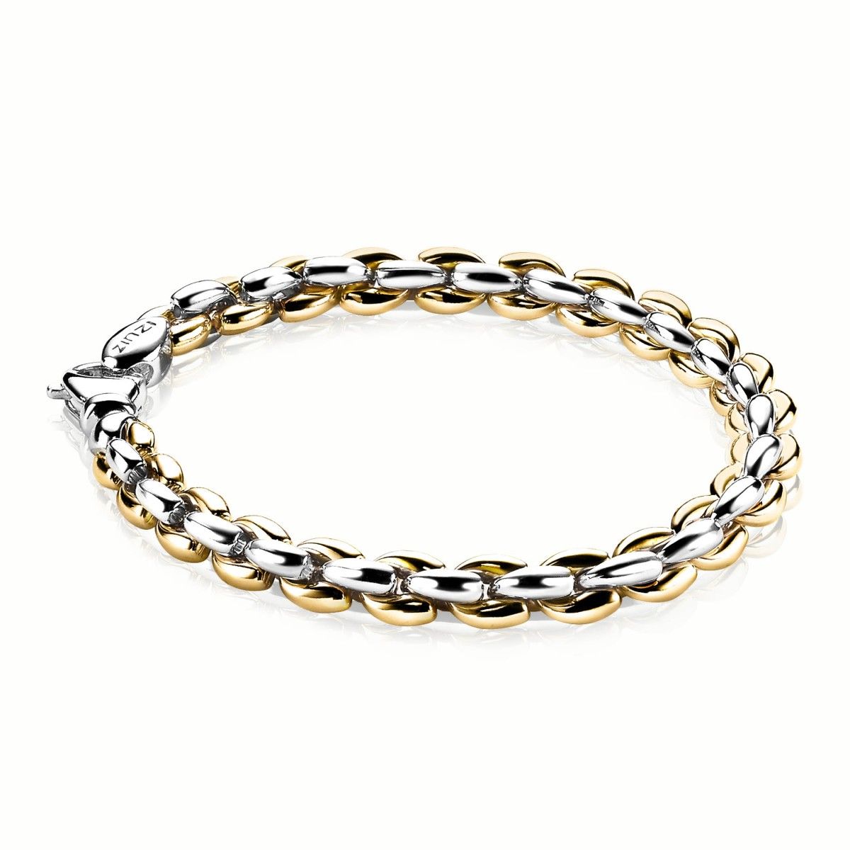 ZINZI Verguld Zilveren Armband 17cm - ZIA1290
