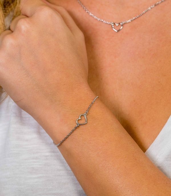Zinzi zilveren armband met open hartje ZIA1420, exclusief en kwalitatief hoogwaardig. Ontdek nu!