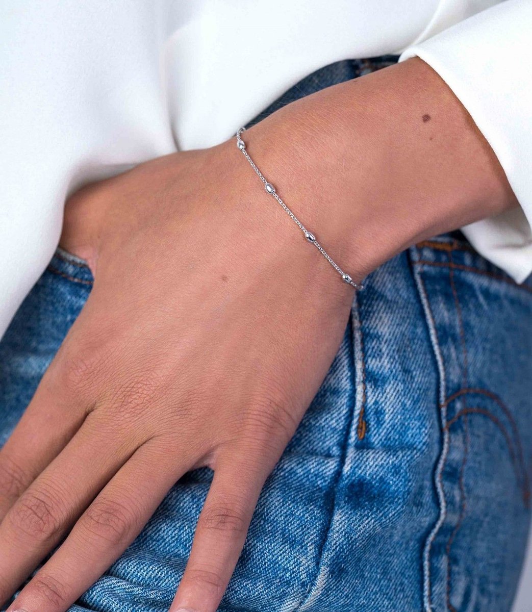 ZINZI Zilveren Armband 16,5-20cm - ZIA1655