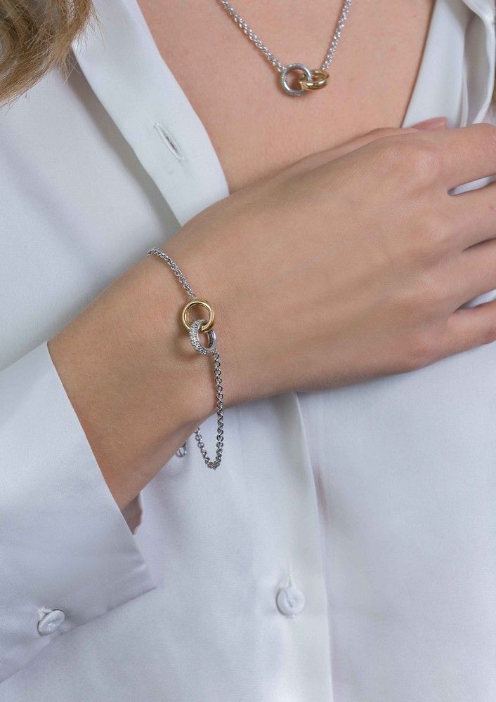 ZINZI Zilveren Armband met Witte Zirkonia - ZIA2102