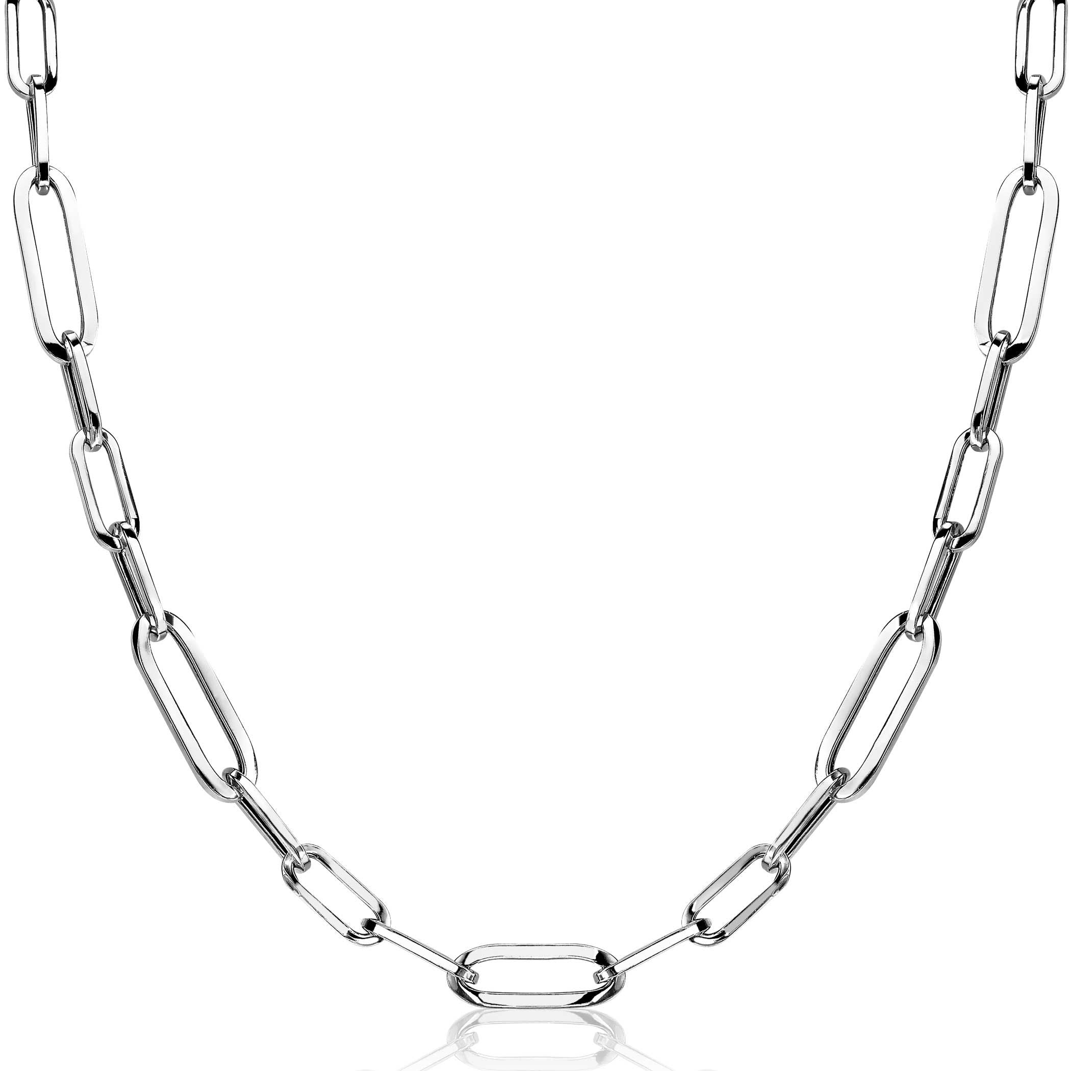 ZINZI Zilveren Ketting 45cm - ZIC1990
