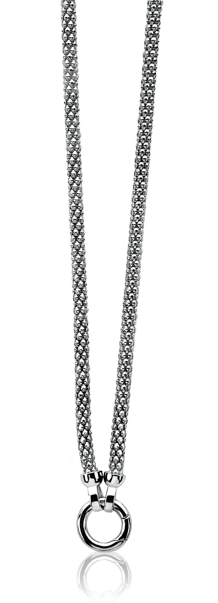 ZINZI Zilveren Ketting 45cm - ZIC733
