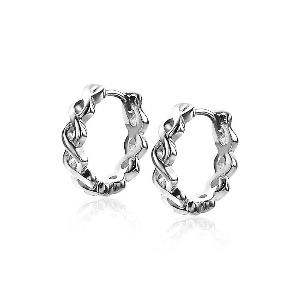 ZINZI Zilveren Oorbellen 13mm - ZIO1265