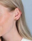 Zinzi zilveren studs oorringen extra 14K geel verguld bicolor 15mm ZIO2167CRG, exclusief en kwalitatief hoogwaardig. Ontdek nu!