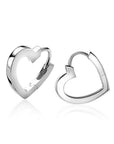 Zinzi zilveren oorringen 18mm open hartvorm ZIO2195, exclusief en kwalitatief hoogwaardig. Ontdek nu!