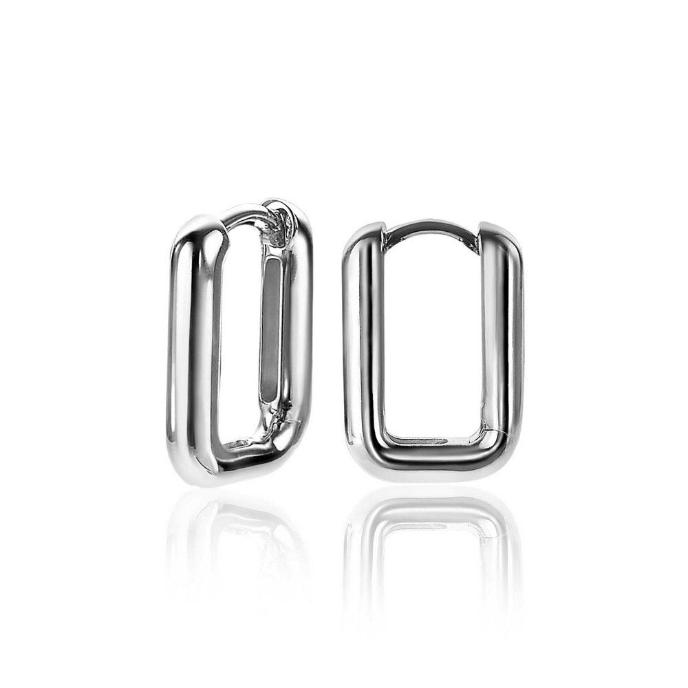 ZINZI Zilveren Oorknoppen 14mm oorbellen - ZIO2222