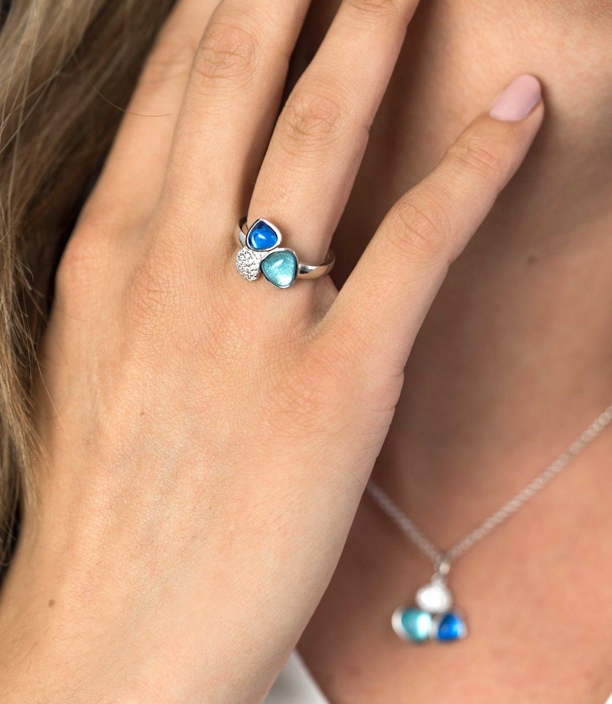 ZINZI Zilveren Ring - ZIR1786B-54