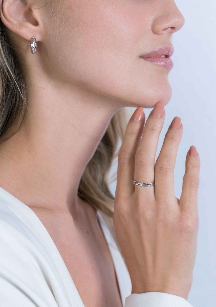 Zinzi zilveren ring met deels ovale schakels ZIR2115, exclusief en kwalitatief hoogwaardig. Ontdek nu!