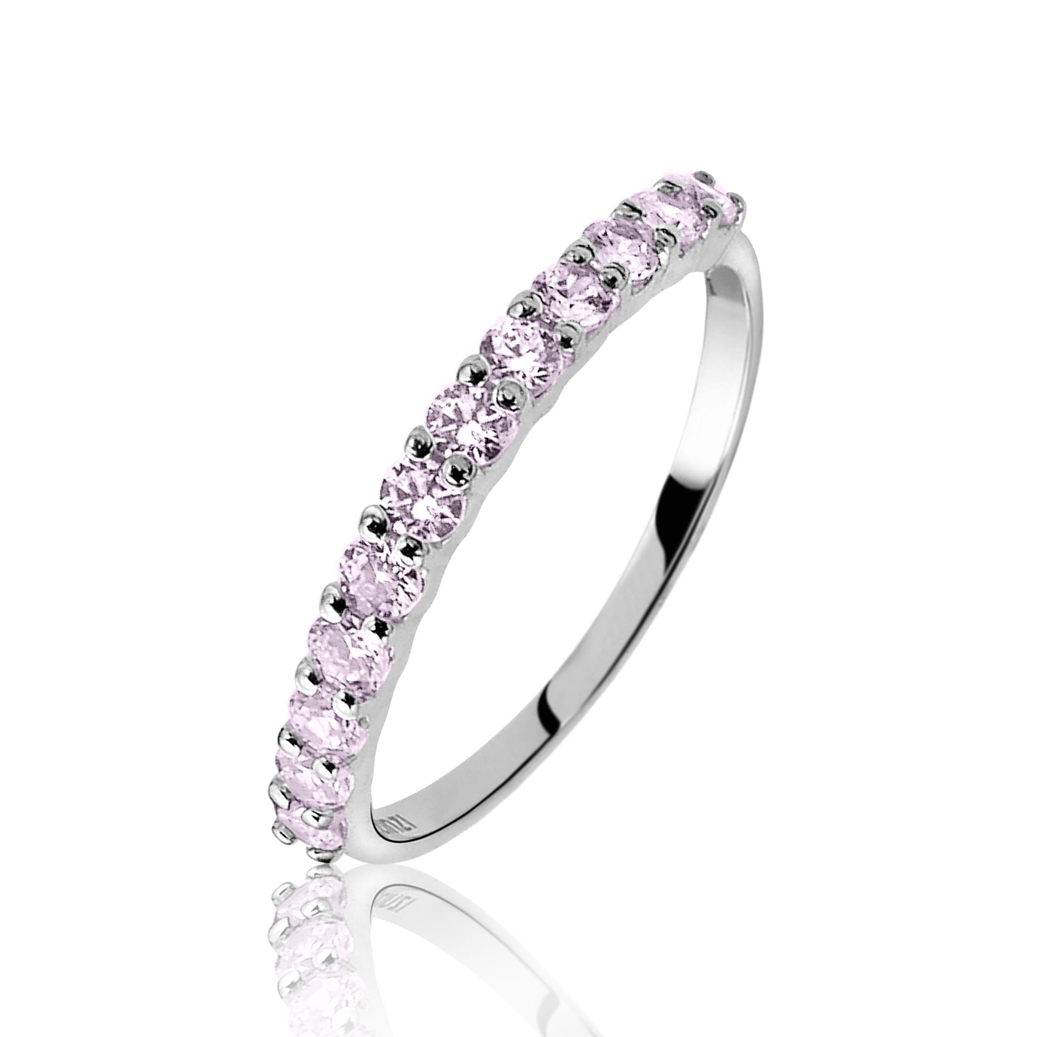 ZINZI Zilveren Ring roze - ZIR827R