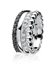 Zinzi zilveren ring zwart ZIR827Z, exclusief en kwalitatief hoogwaardig. Ontdek nu!