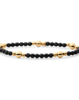 Sparkling Jewels armband Additional - Gold - Onyx BLK01G-G07, exclusief en kwalitatief hoogwaardig. Ontdek nu!