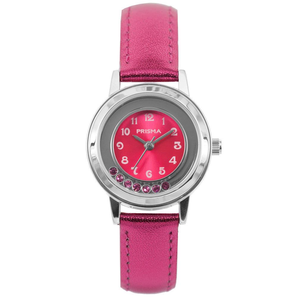 Prisma CW.213 Kids Dazzling Diamonds Pink Kinderhorloge
