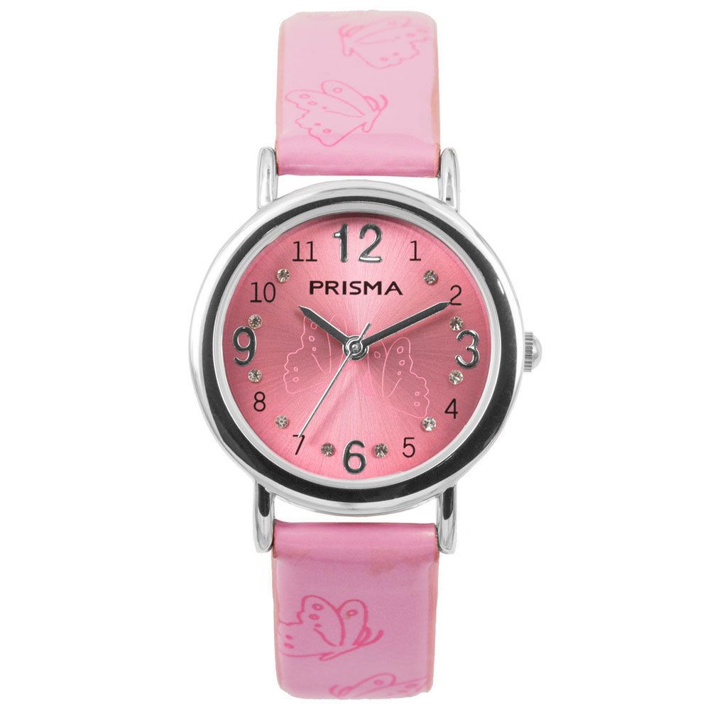 Prisma CW.310 Kids Butterfly Roze Kinderhorloge