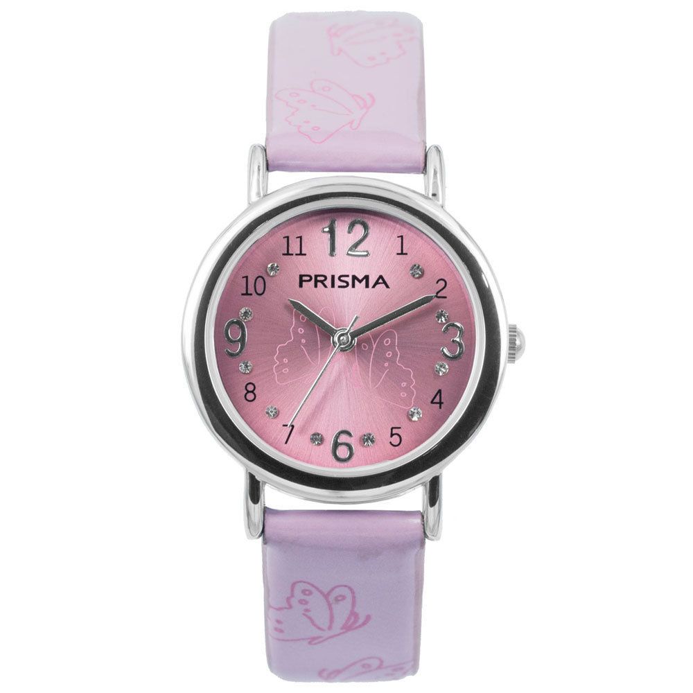 Prisma CW.311 Kids Butterfly Paars Kinderhorloge