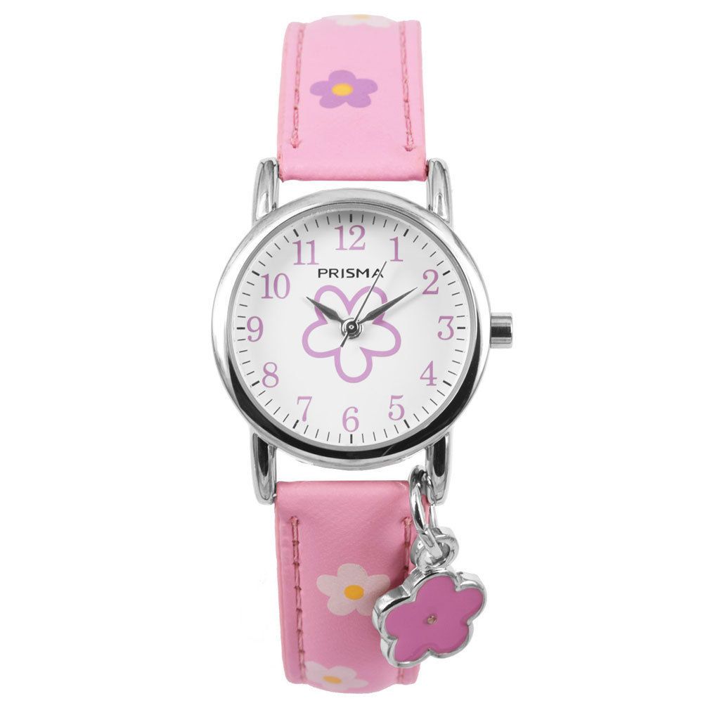 Prisma CW.320 Kids Little Flower Roze Kinderhorloge