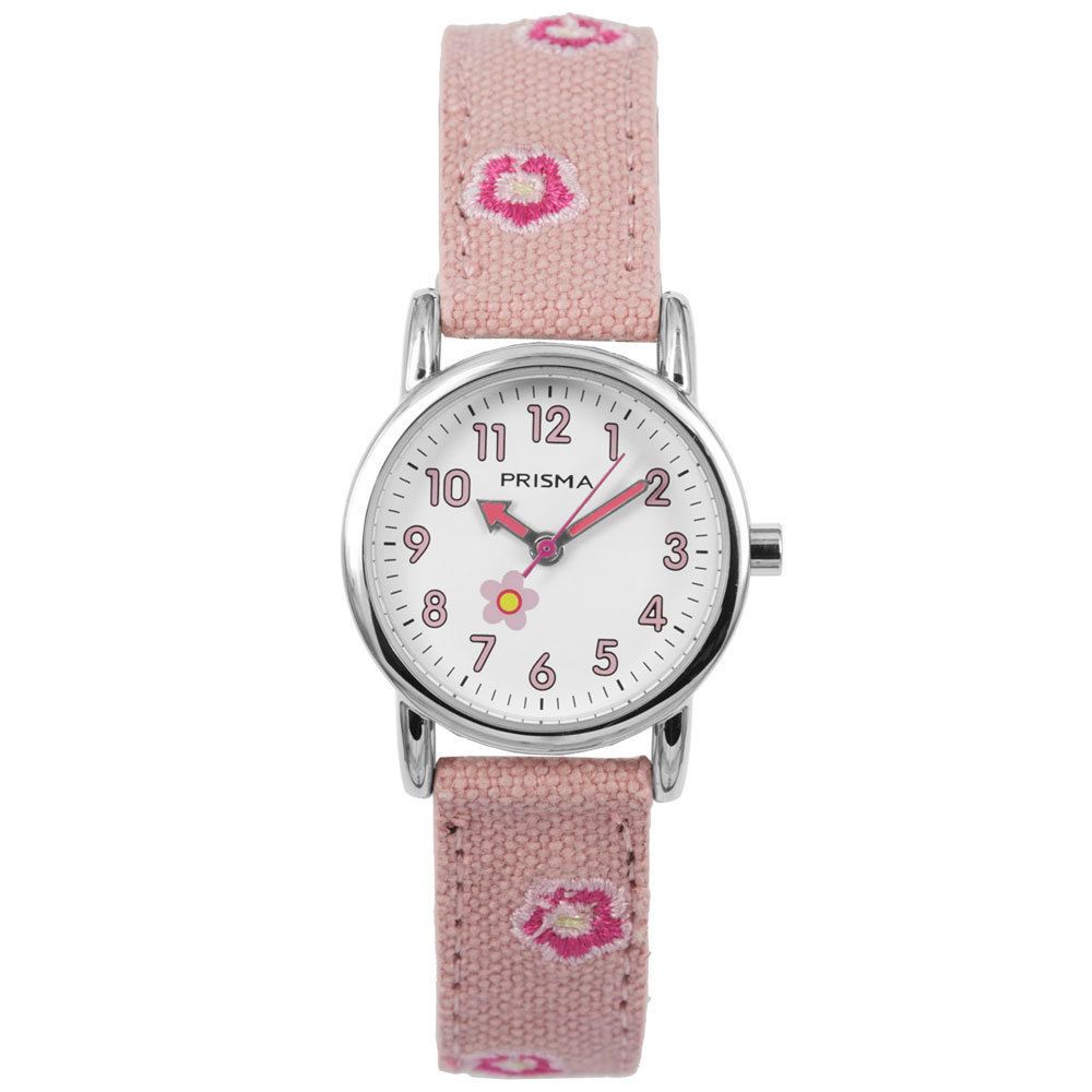 Prisma CW.324 Kids Denim Roze Kinderhorloge