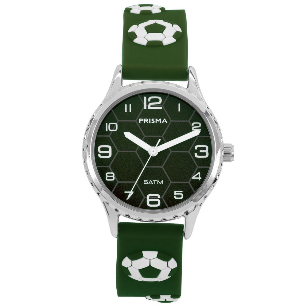 Prisma CW.352 Kids Voetbal Groen Kinderhorloge