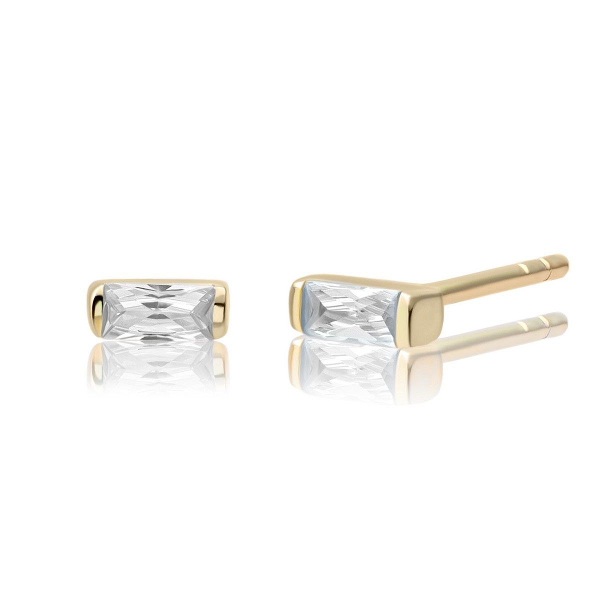 Sparkling Jewels Oorbellen Zirkonia EAG08-CZ01 Goudkleurig