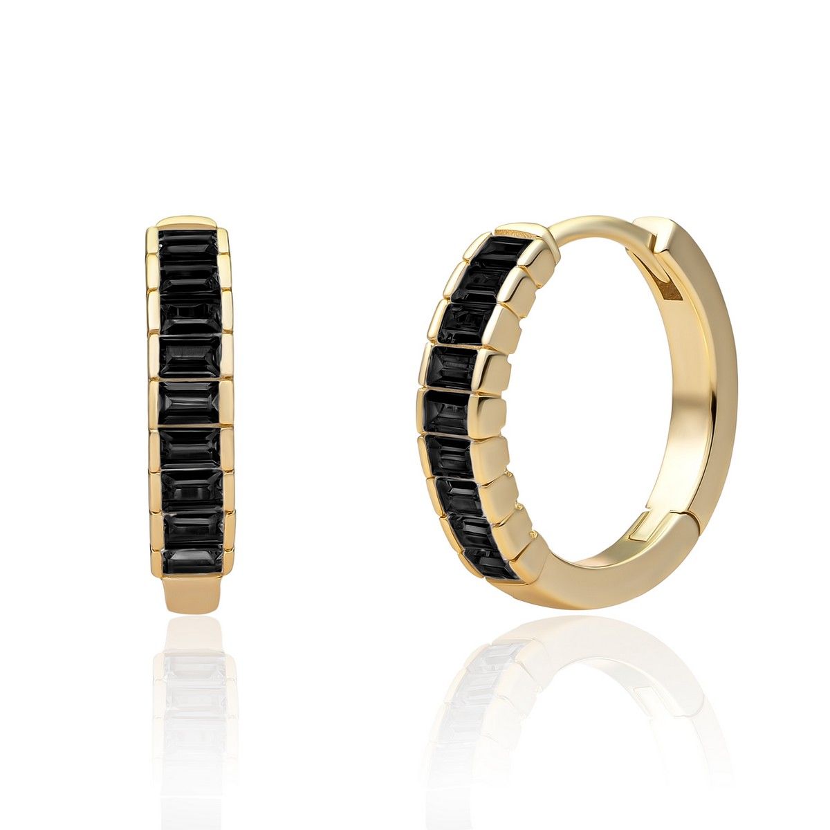 Sparkling Jewels Oorbellen Zirkonia EAG23-CZ02 Goudkleurig