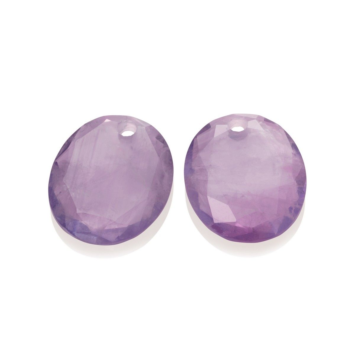 Sparkling Jewels Oorstenen Amethist EAGEM05-RO