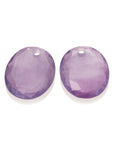 Sparkling Jewels - Oorstenen: Round Oval - Amethyst EAGEM05-RO, exclusief en kwalitatief hoogwaardig. Ontdek nu!