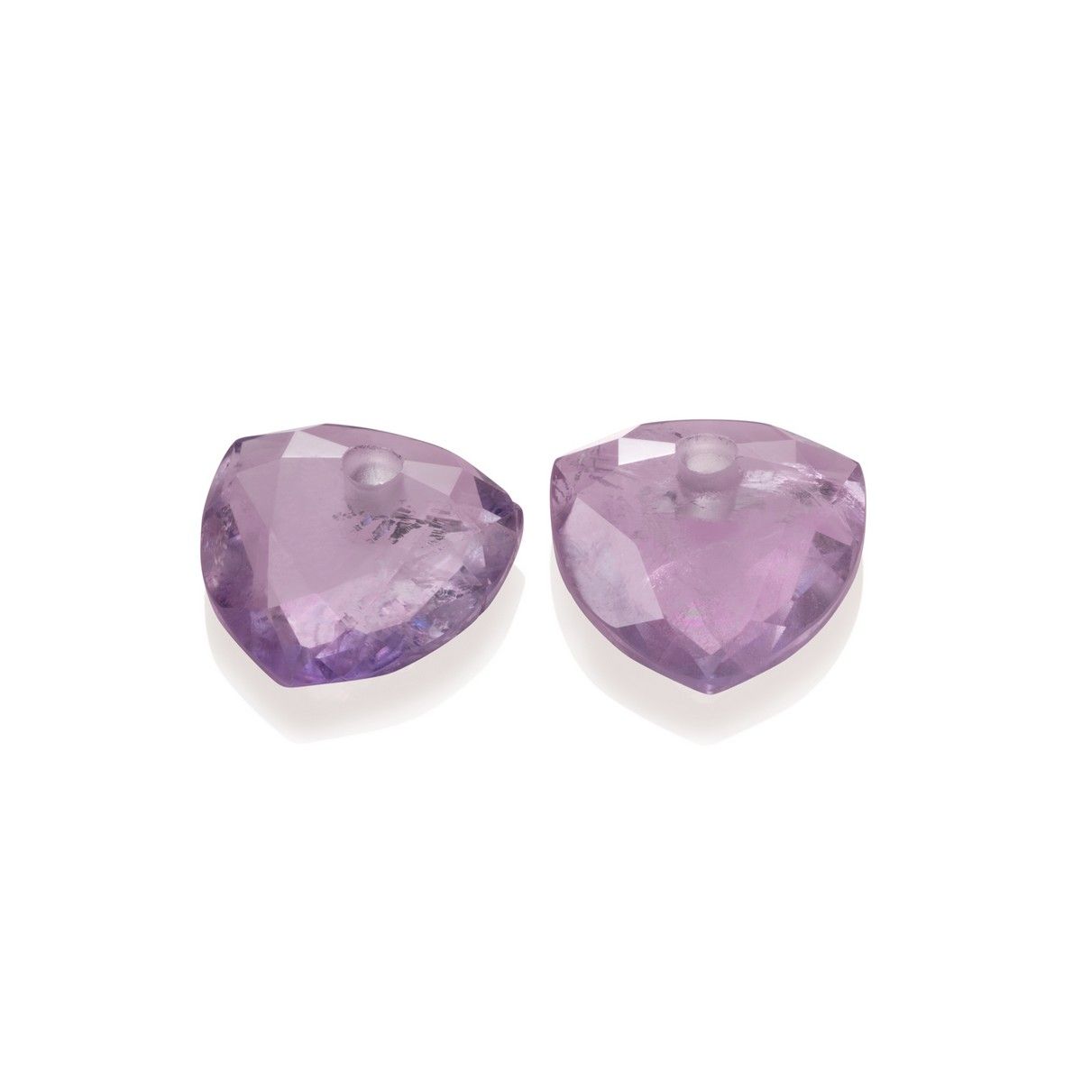 Sparkling Jewels Oorstenen Trillion Cut Amethist EAGEM05-TRI