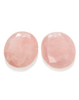 Sparkling Jewels - Oorstenen: Round Oval - Rose Quartz EAGEM13-RO, exclusief en kwalitatief hoogwaardig. Ontdek nu!