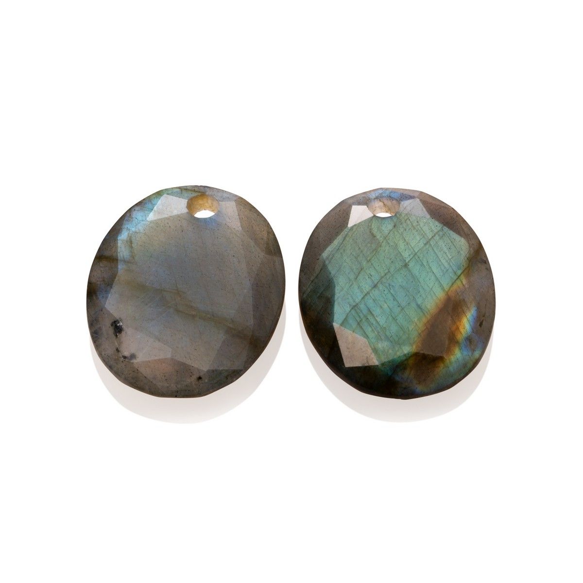 Sparkling Jewels Oorstenen Labradoriet EAGEM18-RO