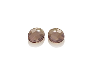 Sparkling Jewels Oorbel Edelstenen - Small Oval - Facet Smoky Quartz, exclusief en kwalitatief hoogwaardig. Ontdek nu!